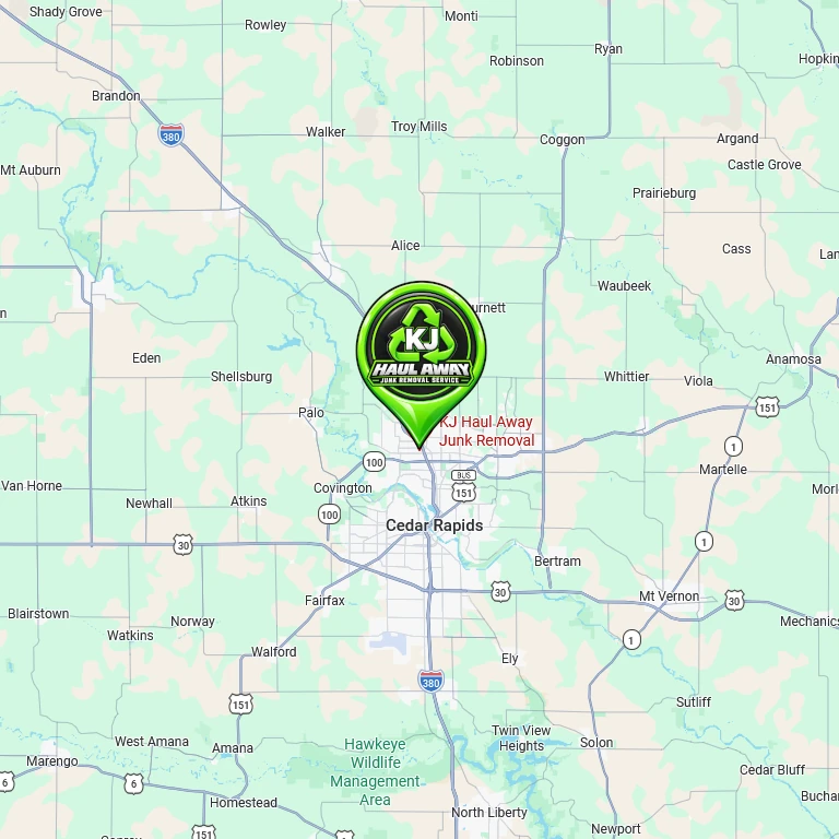 KJ Haul Away map